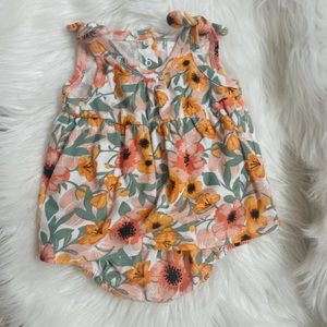 NORDSTROM Floral Romper Dress